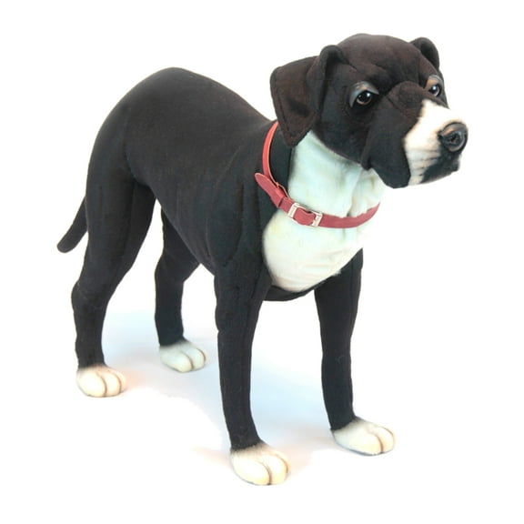 Hansa - Plush Black and White Great Dane, 25 Inches