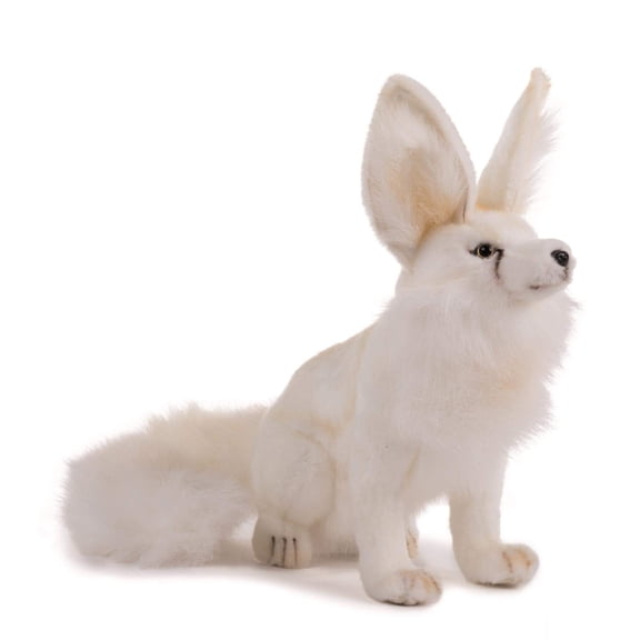 Hansa Seated Arctic Fox Plush Toy