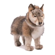 Hansa Standing Wolf Cub Plush Toy