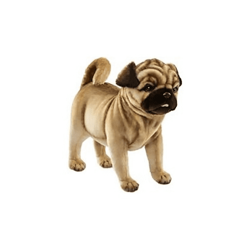 Hansa Synthetic Fiber Pug with Multi-Color 7189
