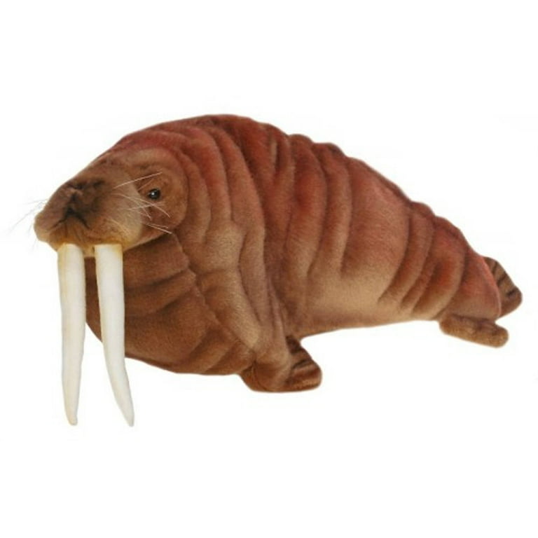 Hansa Walrus Plush Toy, Stuffed Animal, Life-Like Arctic Design