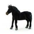 thumbnail image 1 of Hansa Wildfire Black Horse Plush Toy, 1 of 2