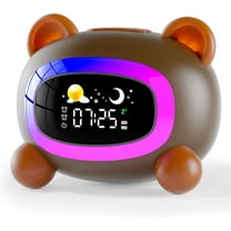 Hansang Alarm Clock for Kids, Ok to Wake Clock, Sleep Training Digital Clock with 5 Night Light