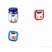 Hansaplast Washproof Ventilated 100 Strips Jar- Hansaplast Spot 50Pcs- Hansaplast Patch 50 Pcs