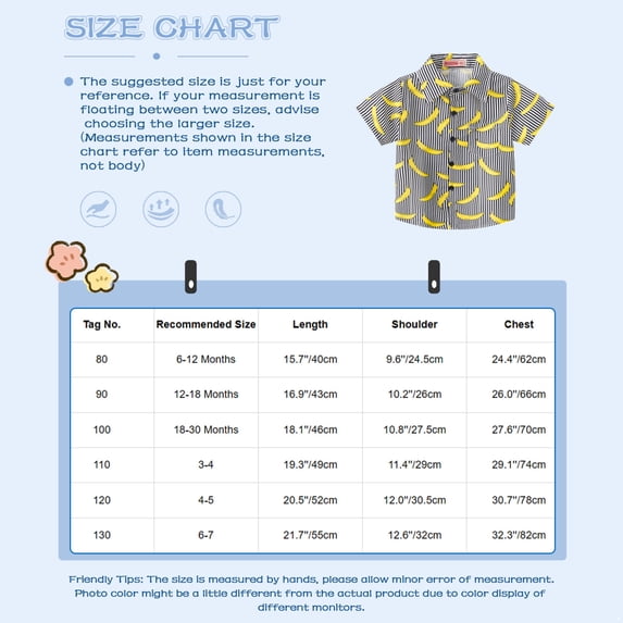 Hansber Baby Boys Hawaiian Shirt Button Down Short Sleeve Summer Beach Shirt for Toddler Luau Holiday Blue Pink 120