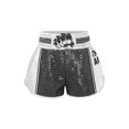 thumbnail image 1 of Hansber Boys Muay Thai Fight Shorts Sequins MMA Kickboxing Grappling Training Bottoms Combat Sport Shorts Black White 12, 1 of 3