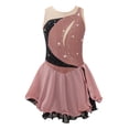 thumbnail image 1 of Hansber Girls Performance Dancewear Dancing Outfit Figure Ice Skating Dress Shiny Rhinestone Light Coffee 16, 1 of 6