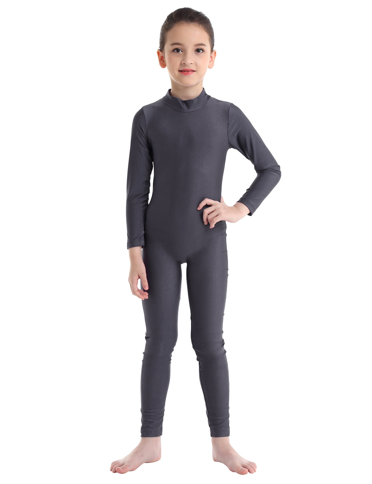iEFiEL Kids Girls Long Sleeves Ballet Dance Gymnastics Leotard