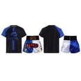 thumbnail image 1 of Hansber Kids Boys Boxer Costume Set Short Sleeve Active T-shirt with Boxing Shorts Set for Role Blue&White 12, 1 of 6
