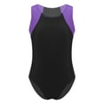 thumbnail image 1 of Hansber Kids Boys Girls Sleeveless Gymnastics Leotard Tumbling Training Bodysuit Ballet Dance Unitard Purple 10, 1 of 5