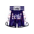 thumbnail image 1 of Hansber Kids Muay Thai Boxing Shorts Elastic Waist Printed Kickboxing Training Shorts Youth Martial Arts Fight Trunks Blue L-110, 1 of 7