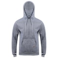 thumbnail image 1 of Hansber Men's Casual Hoodies Sweatshirt Long Sleeve Lightweight Hooded with Face Cover Mask Active Gray 3XL, 1 of 6