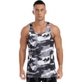 thumbnail image 1 of Hansber Men's Sleeveless Shirt Tank Tops Undershirt Muscle Tee Tops Gym Workout Athletic Bodybuilding Gray L, 1 of 7