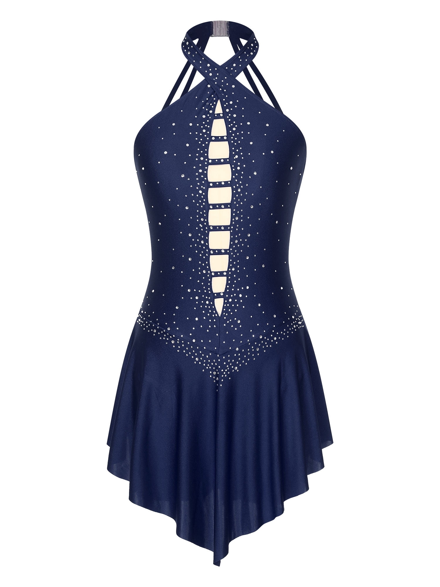 dark blue figure skating dress 09 Key Lace Dress: Navy Blue - Jerry's Skating World