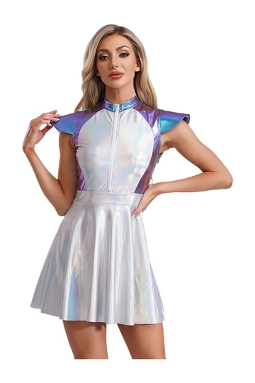 Skater Dress Cap Sleeves