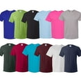 thumbnail image 1 of Hanse Men’s T-Shirt, Short Sleeve Tee, Crew Neck, Pack of 12 With Mixed Colors, 5 oz, 100% Cotton, Size 5XL, 1 of 5