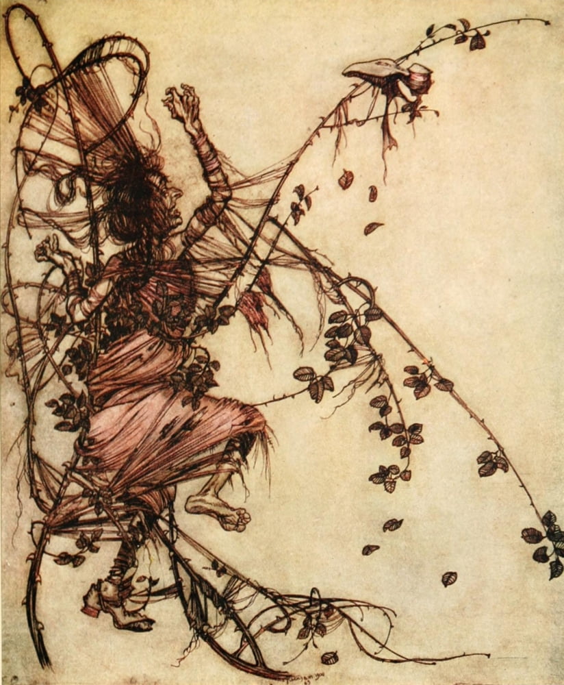 Hansel & Grethel & Other 1920 Sweetheart Roland Canvas Art - A Rackham (24 x 36)