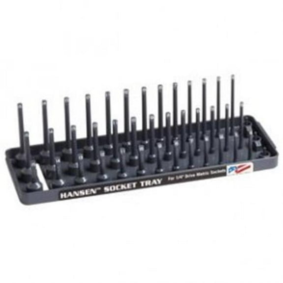 Hansen Global  0.25 in. Metric 3 Row Deep, Gray