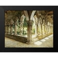 thumbnail image 1 of Hansen, Josef Theodor 24x19 Black Modern Framed Museum Art Print Titled - Cefalu Cloisters, Sicily, 1 of 4