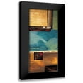 thumbnail image 1 of Hansen, Max 12x24 Black Modern Framed Museum Art Print Titled - A World View I, 1 of 5