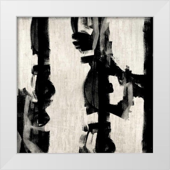 Hansen, Max 15x15 White Modern Wood Framed Museum Art Print Titled - Here and Now I