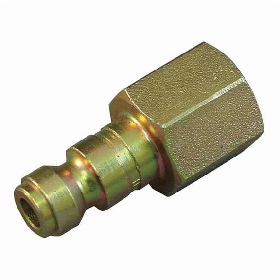 Hansen Coupler Plug,(F)NPT,1/4,Steel 21AP25F
