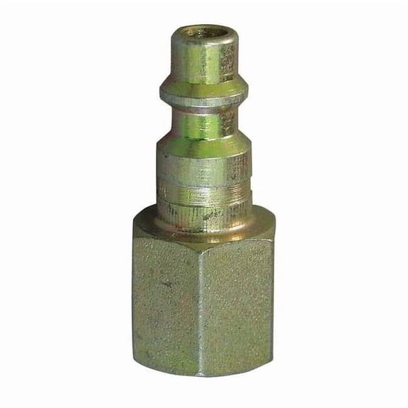 Hansen Coupler Plug,(F)NPT,1/4,Steel 15E