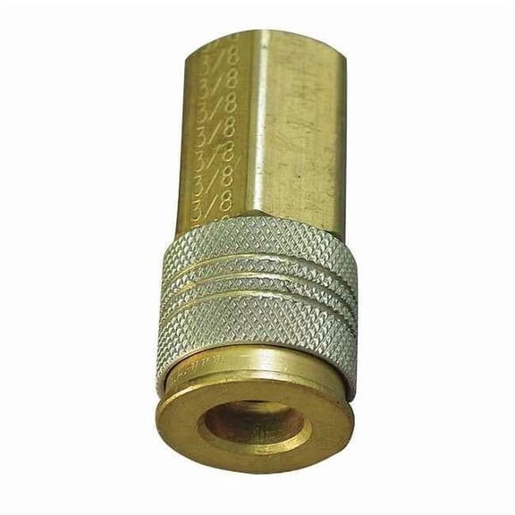 Hansen Coupler Body,(F)NPT,1/4,Brass B23AS37F