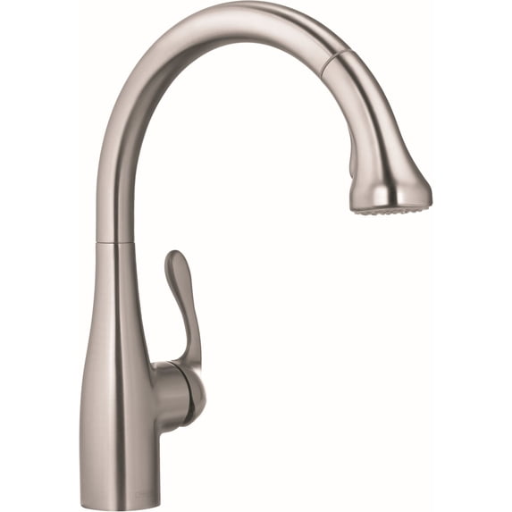 Hansgrohe 04066860 Allegro E Gourmet Kitchen Faucet (Steel Optik)