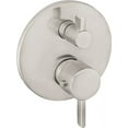 thumbnail image 1 of Hansgrohe 04231820 S Thermostatic Trim w/ Volume Control & Diverter (Brushed Nickel), 1 of 4