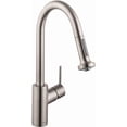 thumbnail image 1 of Hansgrohe 04310 Talis S² 1.5 GPM Pull-Down Kitchen Faucet Higharc Spout - Silver, 1 of 7