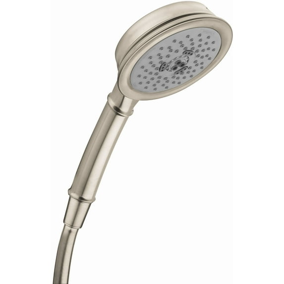 Hansgrohe 04334820 2 Gpm Croma C 100 Green 3 Jet Handshower, Brushed Nickel