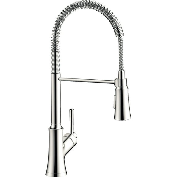 Hansgrohe 04792 Joleena 1.75 GPM Pre-Rinse Kitchen Faucet Semi-Pro Spout - Nickel