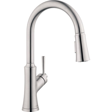 Hansgrohe 04793 Joleena 1.75 GPM Pull Down Kitchen Faucet Higharc Spout - Silver