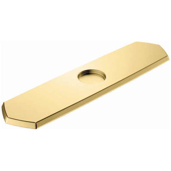Hansgrohe 04856 Locarno 10-1/2" Kitchen Faucet Escutcheon Plate - Brushed Gold Optic