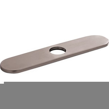 Hansgrohe 14019861 Single-Hole 10 inch Metal Baseplate in Steel Optik
