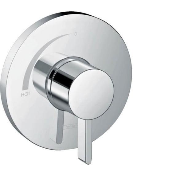 Hansgrohe 15739 Ecostat S Single Function Pressure Balanced Valve Trim Only - Chrome
