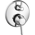 thumbnail image 1 of Hansgrohe 15752001 Metris C Thermostatic Trim with Volume Control, Chrome, 1 of 4
