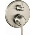 thumbnail image 1 of Hansgrohe 15752821 Ecostat Classic C Thermostatic Trim with Volume Control (Round) (Brushed Nickel), 1 of 4