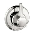 thumbnail image 1 of Hansgrohe 15934001 Metris C 1-Handle Trio or Quattro Diverter Valve Trim Kit in Chrome, 1 of 4