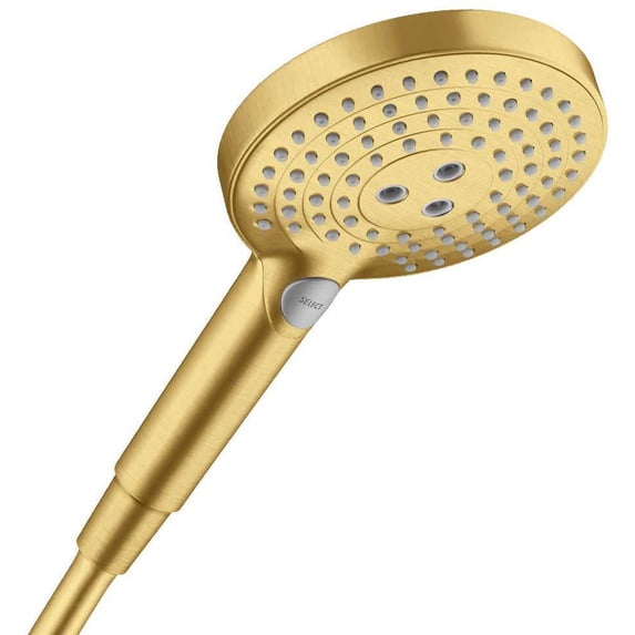 Hansgrohe 26036 Raindance Select S 1.75 GPM Multi Function Hand Shower - Brushed Gold