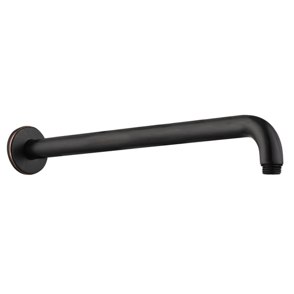 hansgrohe Replacement 16-inch Modern Rain Shower Showerarm in Rubbed Bronze, for Wall Mount Showerhead, 27413921