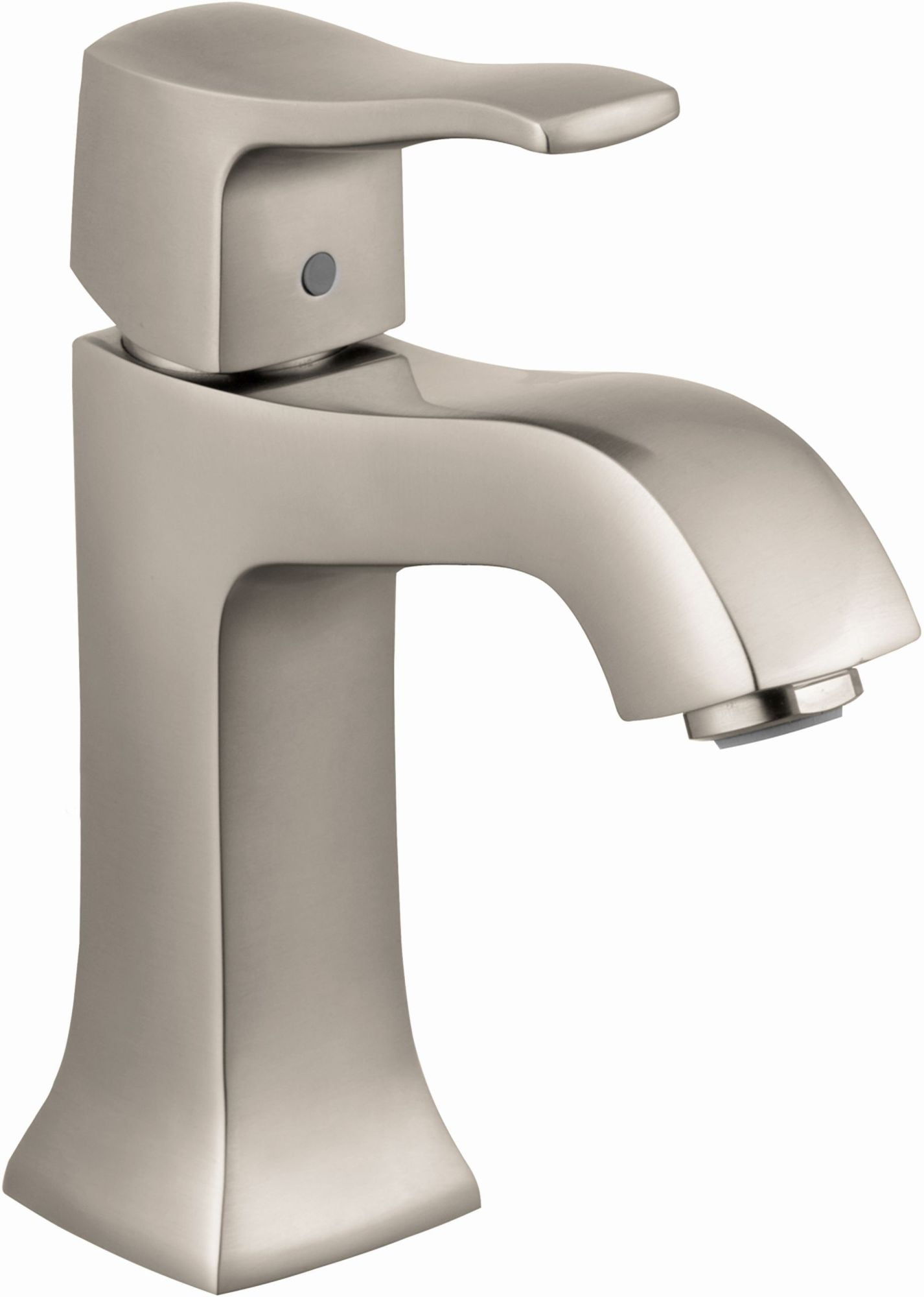Polished Nickel Single Hole Modern Brass Bathroom Faucet
