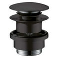 thumbnail image 1 of Hansgrohe 50100 Accessories 1-1/4" Push-Open Drain Assembly - Black, 1 of 1