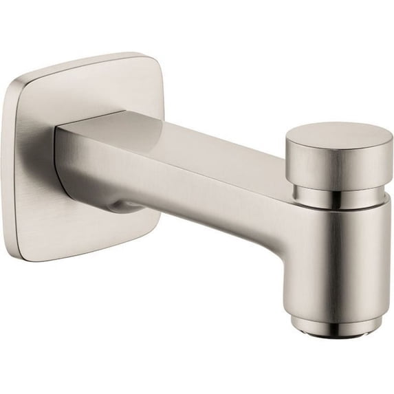 Hansgrohe 71412 Logis 5-7/8" Diverter Wall Mounted Tub Spout - Nickel