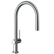 hansgrohe Talis N Chrome High Arc Kitchen Faucet, Kitchen Faucets with Pull Down Sprayer, Faucet for Kitchen Sink, Magnetic Docking Spray Head, Chrome 72800001
