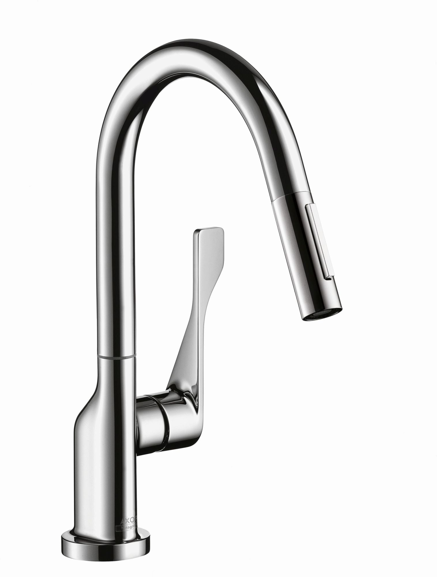 Hansgrohe Axor Citterio Brass Chrome 8.88in Single Hole Faucet