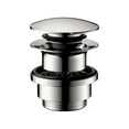 thumbnail image 1 of 2-1/2 in. Brass Push-Open Sink Drain in Chrome, 1 of 2