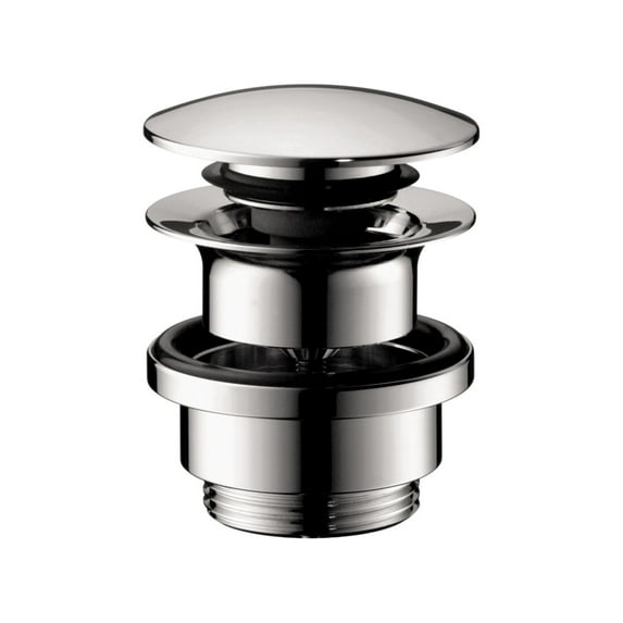 2-1/2 in. Brass Push-Open Sink Drain in Chrome