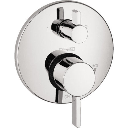 Hansgrohe Ecostat Pressure Balance Trim S with Diverter in Chrome
